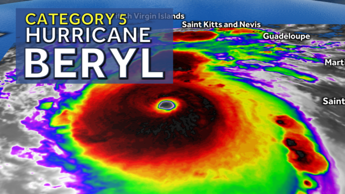 Tracking Hurricane Beryl