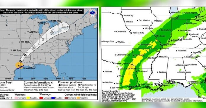 Orange County declares disaster as Hurricane Beryl approaches | Texas