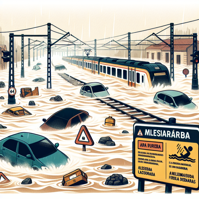 Raging floods in Spain wash away cars, disrupt rail; several missing - The Times of India