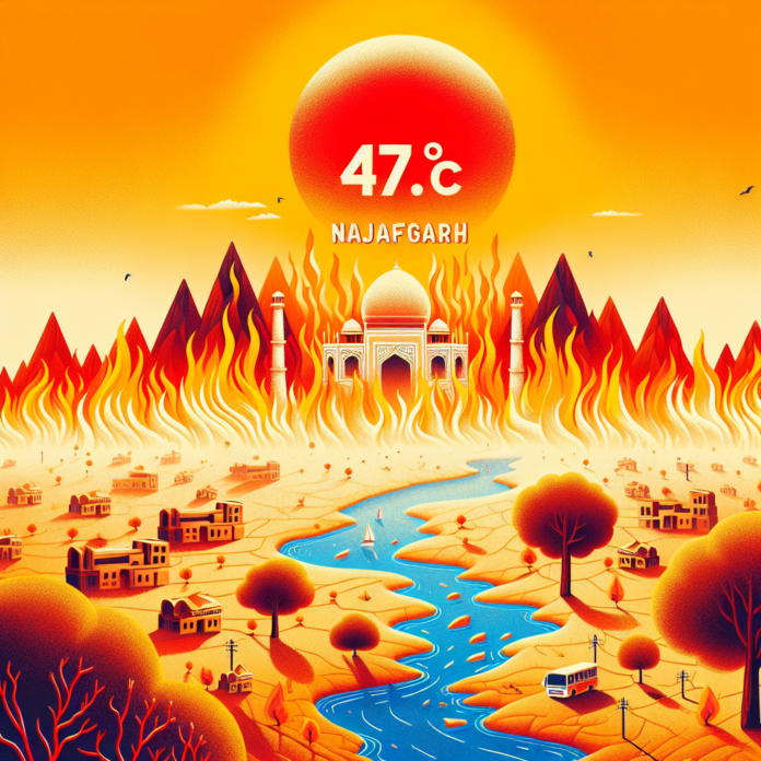 Brutal heat scorches northwest India, Delhi's Najafgarh warmest in country at 47.4 degrees Celsius - MSN