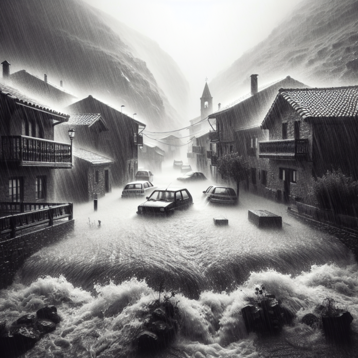 Devastating Downpour Floods Cadaqués Stream, Sweeping Away Cars in Dramatic Chaos - الفهرس الاخباري