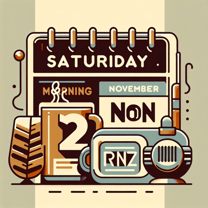 Saturday Morning for Saturday 2 November 2024 - RNZ