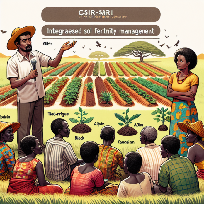 CSIR-SARI showcases tied-ridges, integrated soil fertility management technologies to farmers - Ghana Business News