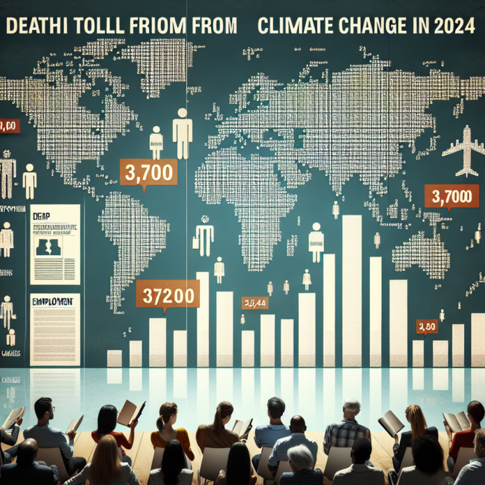 Climate change caused at over 3,700 deaths globally in 2024 : Report – Employment & Education - E2India