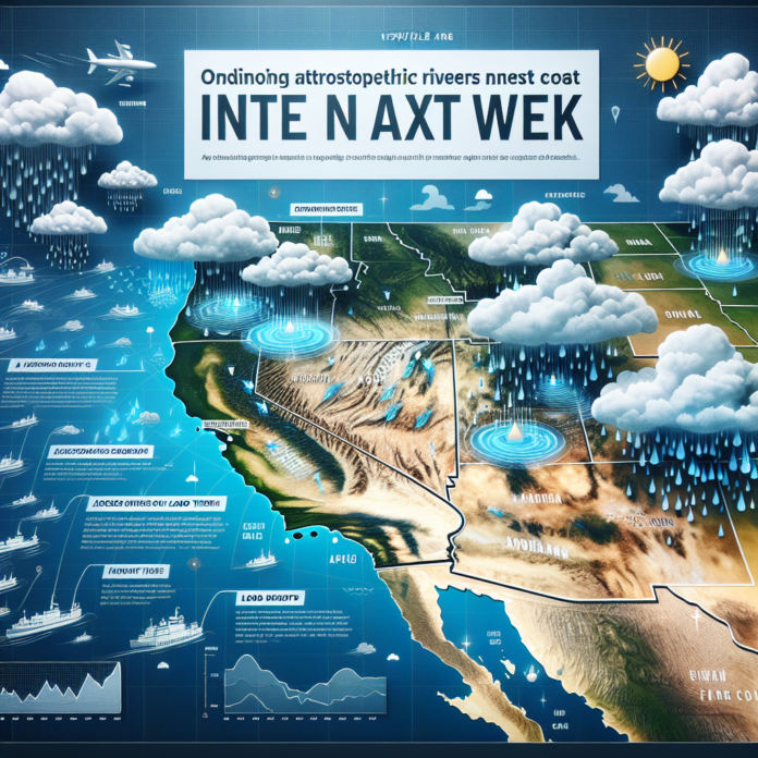 Repeated atmospheric rivers are hitting the West Coast into next week, fueling flood risk - The Washington Post