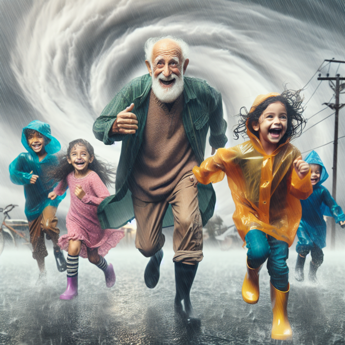Watch: Cyclone Fengal Couldn't Stop This Man From Turning It Into Fun For Grandkids - News18