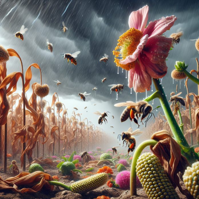 Extreme events induced by climate change alter nectar offer to pollinators in cross pollination-dependent crops - Nature.com
