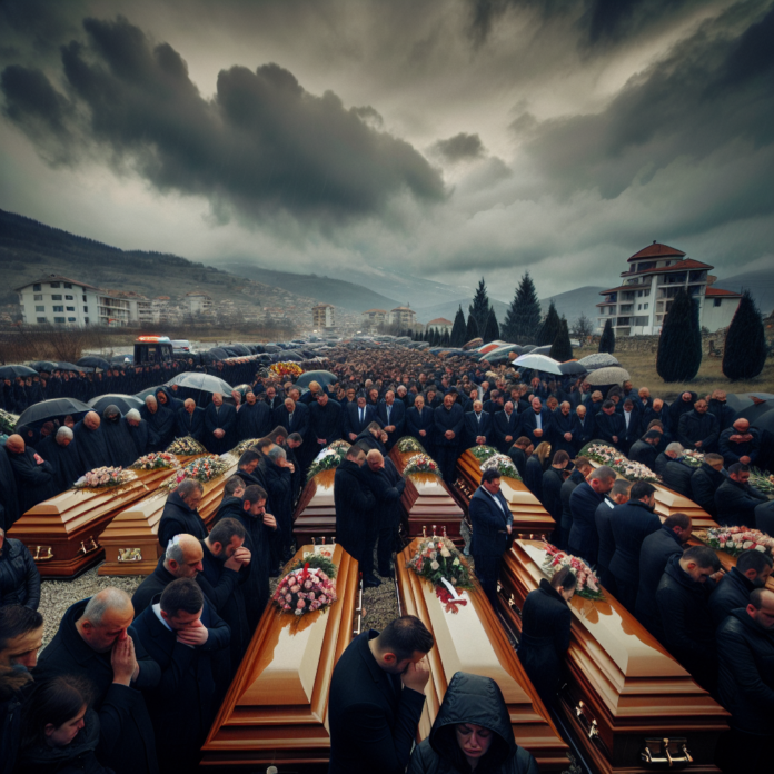 'Tsunami of tears' as North Macedonia fire victims buried - RTÉ News