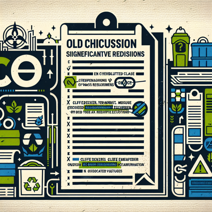 Significant changes proposed to waste exclusion legal regime - Cliffe Dekker Hofmeyr