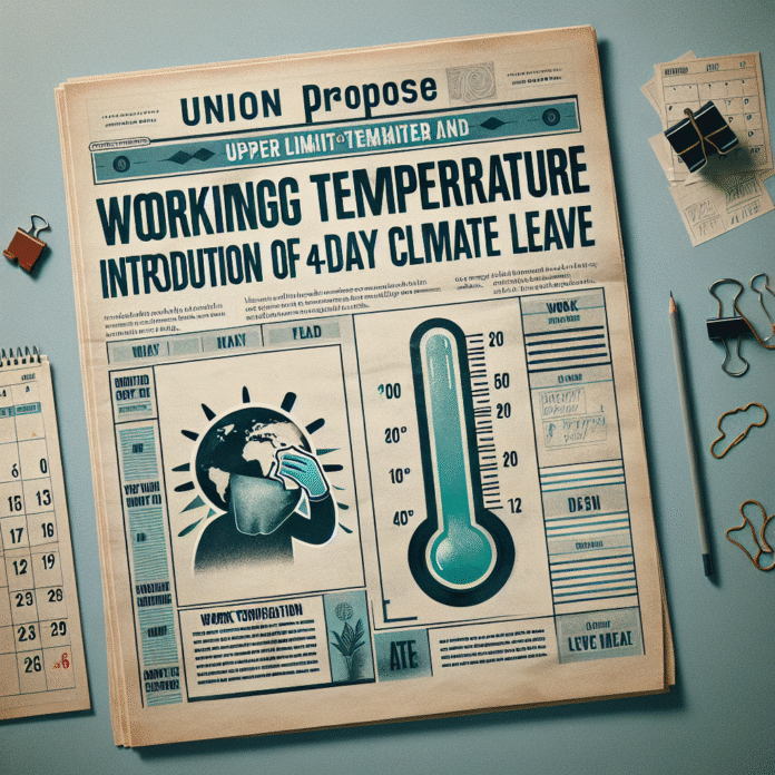 Union proposes maximum working temperature and four days of ‘climate leave’ - BreakingNews.ie | Irish News | Breaking News from Ireland