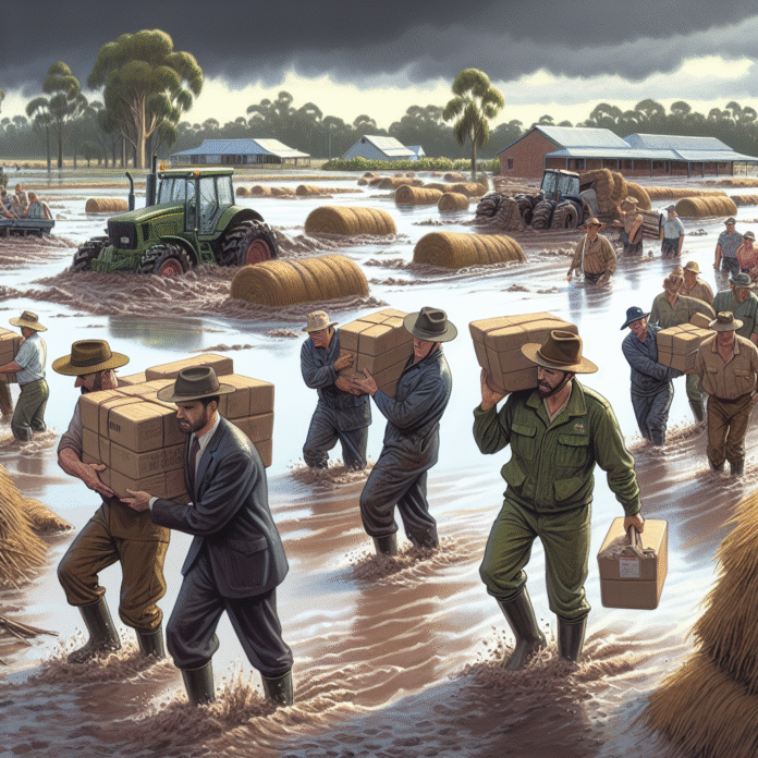Australian authorities airdrop supplies to farmers stranded by flood crisis - The Straits Times