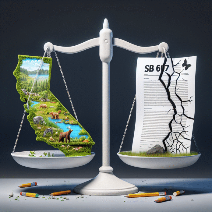 Critics Warn SB 607 Guts Landmark Environmental Law in California - Davis Vanguard