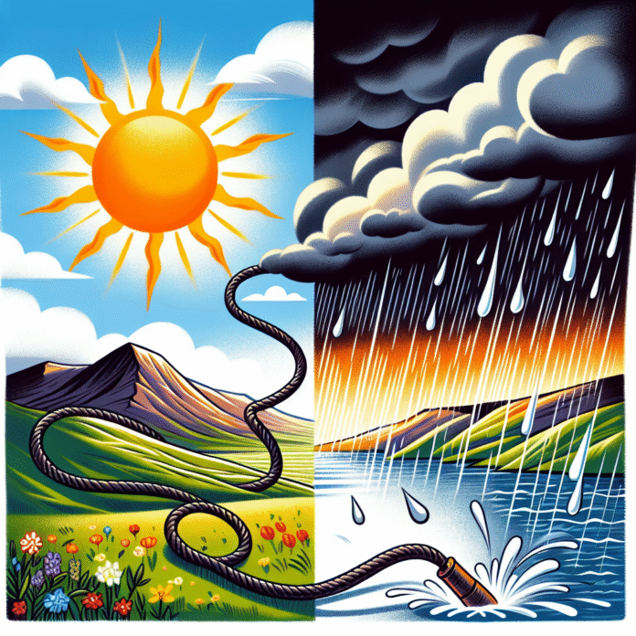 Dry heat to torrential rain - why Scotland is experiencing 'weather whiplash' - BBC