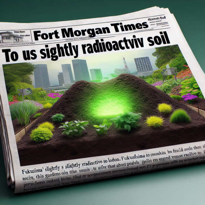 Slightly radioactive soil from Fukushima will be used in the prime minister’s flower beds - The Fort Morgan Times