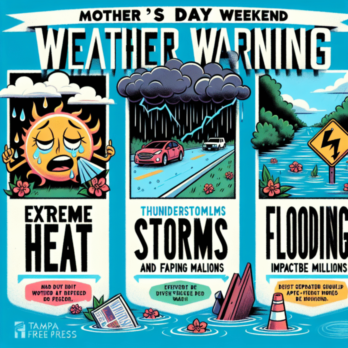 Mother’s Day Weekend Weather Alert: Heat, Storms, And Flooding Threaten Millions - Tampa Free Press