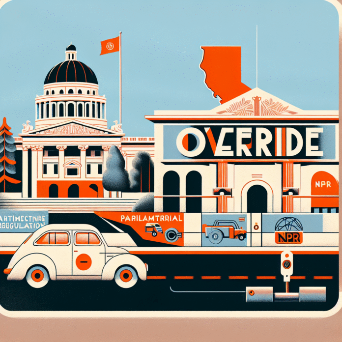 Senate overrules parliamentarian and votes to undo California EV rule - NPR