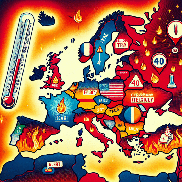 Spain, Portugal, France, Germany, Italy, Belgium, and the UK Confront Brutal Heat Wave with Urgent Health Warnings as Temperatures Skyrocket Above 40°C - Travel And Tour World