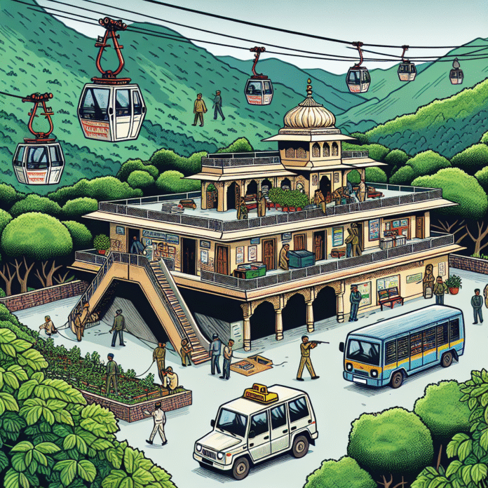 Illegal commercial activities found at ropeway station on forest land in Jaipur - MSN