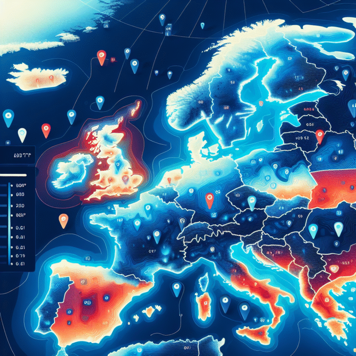 Tracking Heat Across Europe - The New York Times