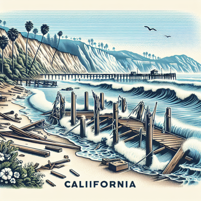 Modest tsunami waves arrive on California coast, damaging Crescent City dock - AOL.com